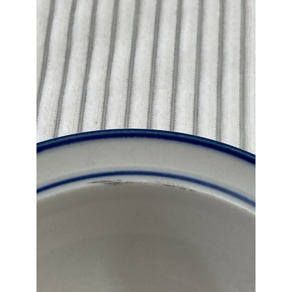 Elegance II Collection Mariner Blue Stoneware 1  Bowl Soup Salad Dessert Kitchen - Picture 4 of 4